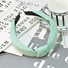 Load image into Gallery viewer, Korean Soft Suede Knotted Hairband