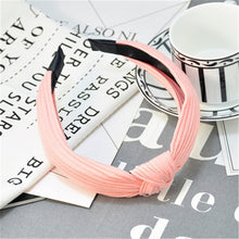 Load image into Gallery viewer, Korean Soft Suede Knotted Hairband