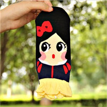 Load image into Gallery viewer, cartoon Cotton Print brand ladies Sock