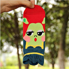 Load image into Gallery viewer, cartoon Cotton Print brand ladies Sock