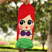 Load image into Gallery viewer, cartoon Cotton Print brand ladies Sock