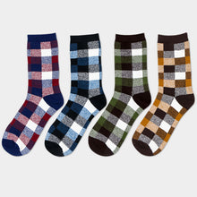 Load image into Gallery viewer, Cotton Casual Free High Quality Lattice Men&#39;s Socks