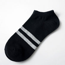 Load image into Gallery viewer, Men&#39;s Socks Cotton Stripe Boat Socks