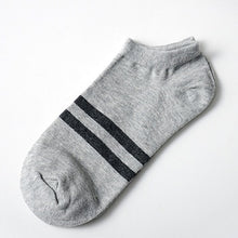 Load image into Gallery viewer, Men&#39;s Socks Cotton Stripe Boat Socks