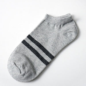 Men's Socks Cotton Stripe Boat Socks