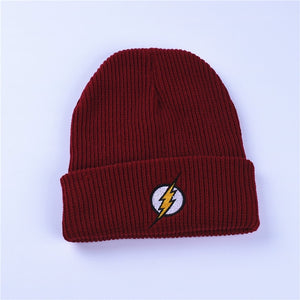 Flash Hero Barry Allen Embroid Knitting Winter Ha