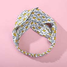 Load image into Gallery viewer, Fashion Plaid Knot Headband