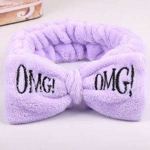 New OMG Letter Coral Fleece