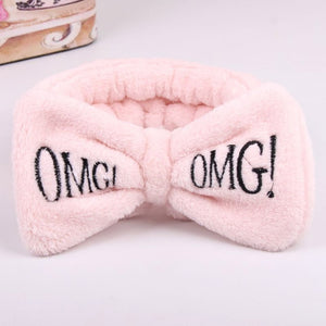 New OMG Letter Coral Fleece