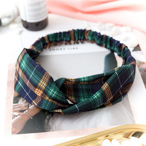 Women  Headband Vintage Cross Knot