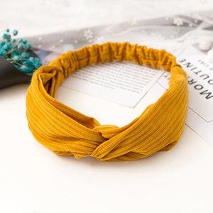 Women  Headband Vintage Cross Knot