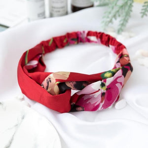 Women  Headband Vintage Cross Knot