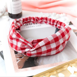 Women  Headband Vintage Cross Knot