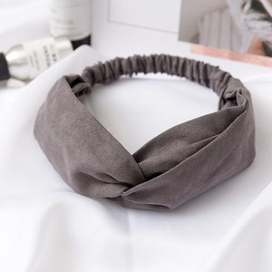 Women  Headband Vintage Cross Knot