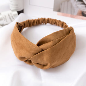 Women  Headband Vintage Cross Knot