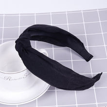 Load image into Gallery viewer, Korean Soft Suede Knotted Hairband