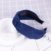 Load image into Gallery viewer, Korean Soft Suede Knotted Hairband