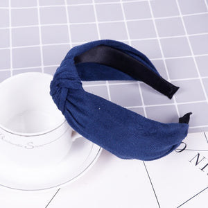 Korean Soft Suede Knotted Hairband