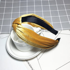 Korean Soft Suede Knotted Hairband