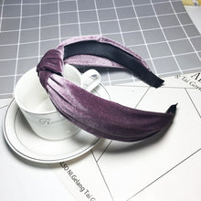 Load image into Gallery viewer, Korean Soft Suede Knotted Hairband