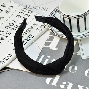 Korean Soft Suede Knotted Hairband