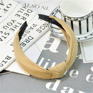 Korean Soft Suede Knotted Hairband