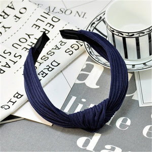 Korean Soft Suede Knotted Hairband