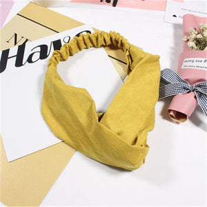 Korean Soft Suede Knotted Hairband