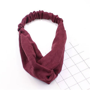 Korean Soft Suede Knotted Hairband