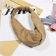 Load image into Gallery viewer, Korean Soft Suede Knotted Hairband