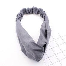 Load image into Gallery viewer, Korean Soft Suede Knotted Hairband