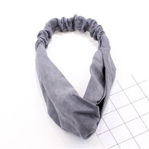 Korean Soft Suede Knotted Hairband